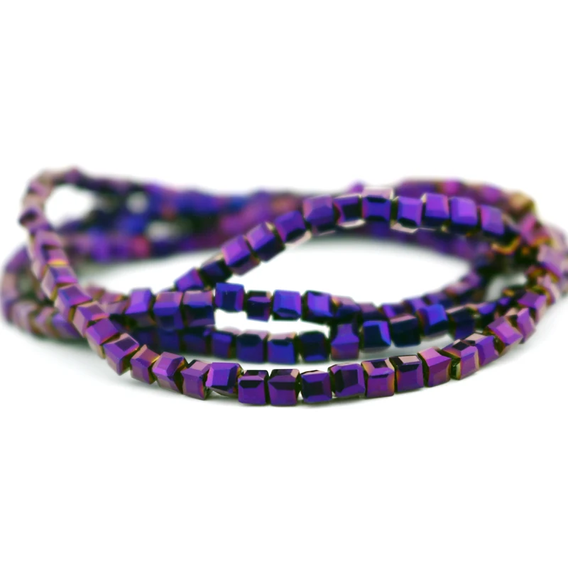 Оптовая продажа 2 мм кубические квадратные ювелирные изделия сделай сам