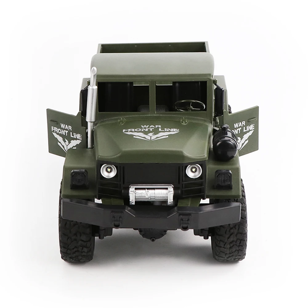 JJRC Q62 1:16 2 4G 4WD внедорожный военный багажник гусеничный пульт дистанционного