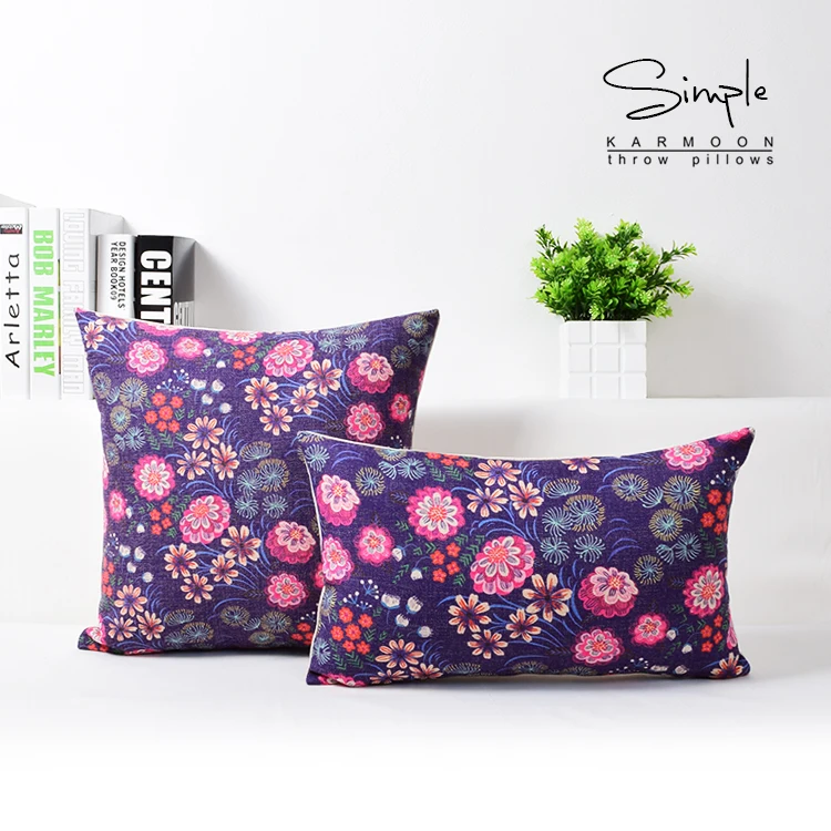 Цветок Цветочная Подушка Чехол постельное белье разноцветное красивое пледы