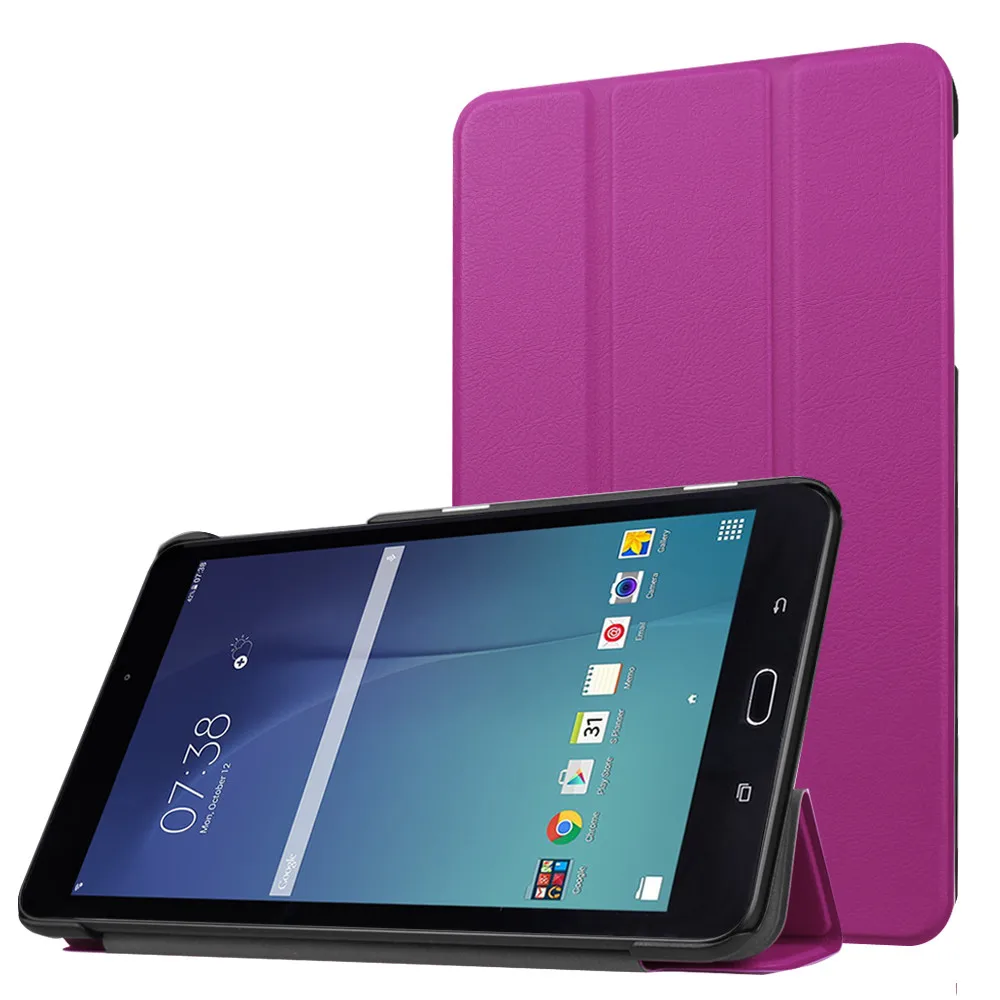 Чехол для Samsung Galaxy Tab E 9 6 дюйма Тонкий Ультратонкий чехол планшета с откидной