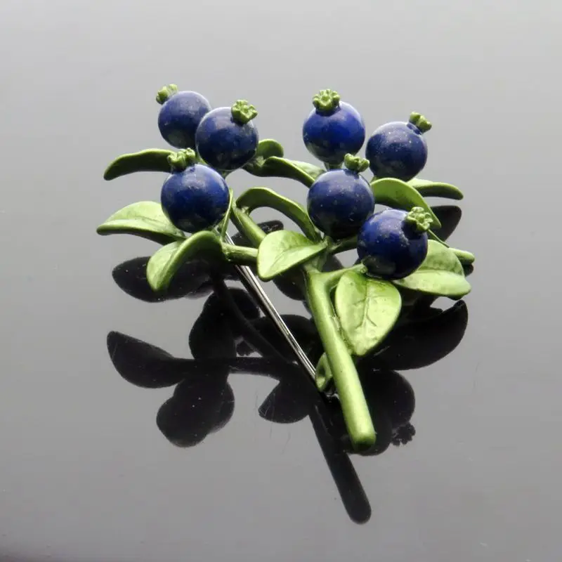 Blueberry Броши для женщин женские брендовые модные ювелирные изделия мужские ретро