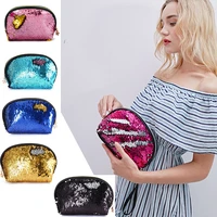 20pcs lot creative girl coin bag sequin coin wallet glittering wallet shell coin purse women handbag wholesale