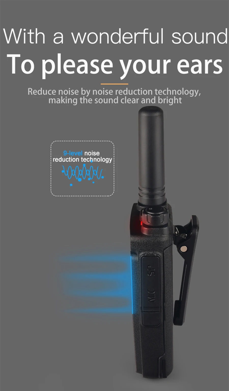 KSUN KSX65 портативный высококачественный Небьющийся Vhf Walkie Talkie цифровой двухстороннее радио