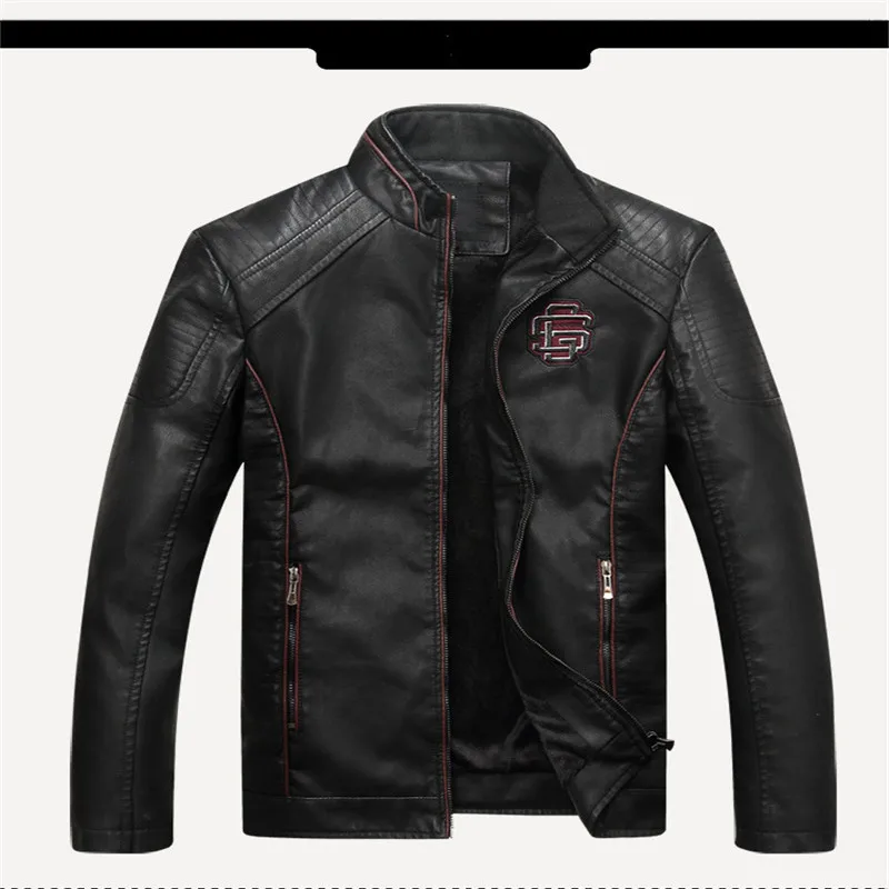 HongMiao 2018 Новая мода Кожаные куртки Для мужчин Jaqueta Masculina Avirex кожаная куртка Inverno Couro