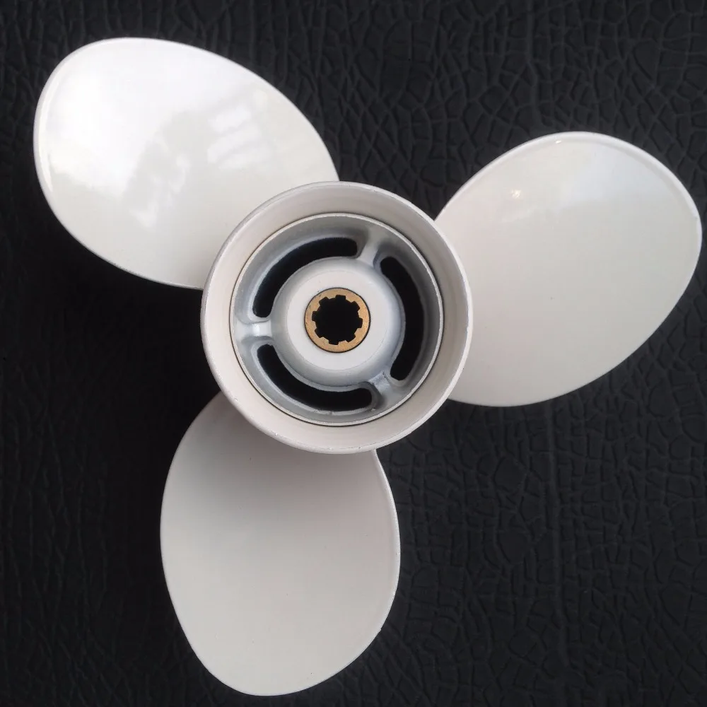 

Free shipping 9.25x9 PARSUN propeller 15hp propellers 9.9hp aluminium propellers marine propeller 8 Tooth Spine 3 Blades