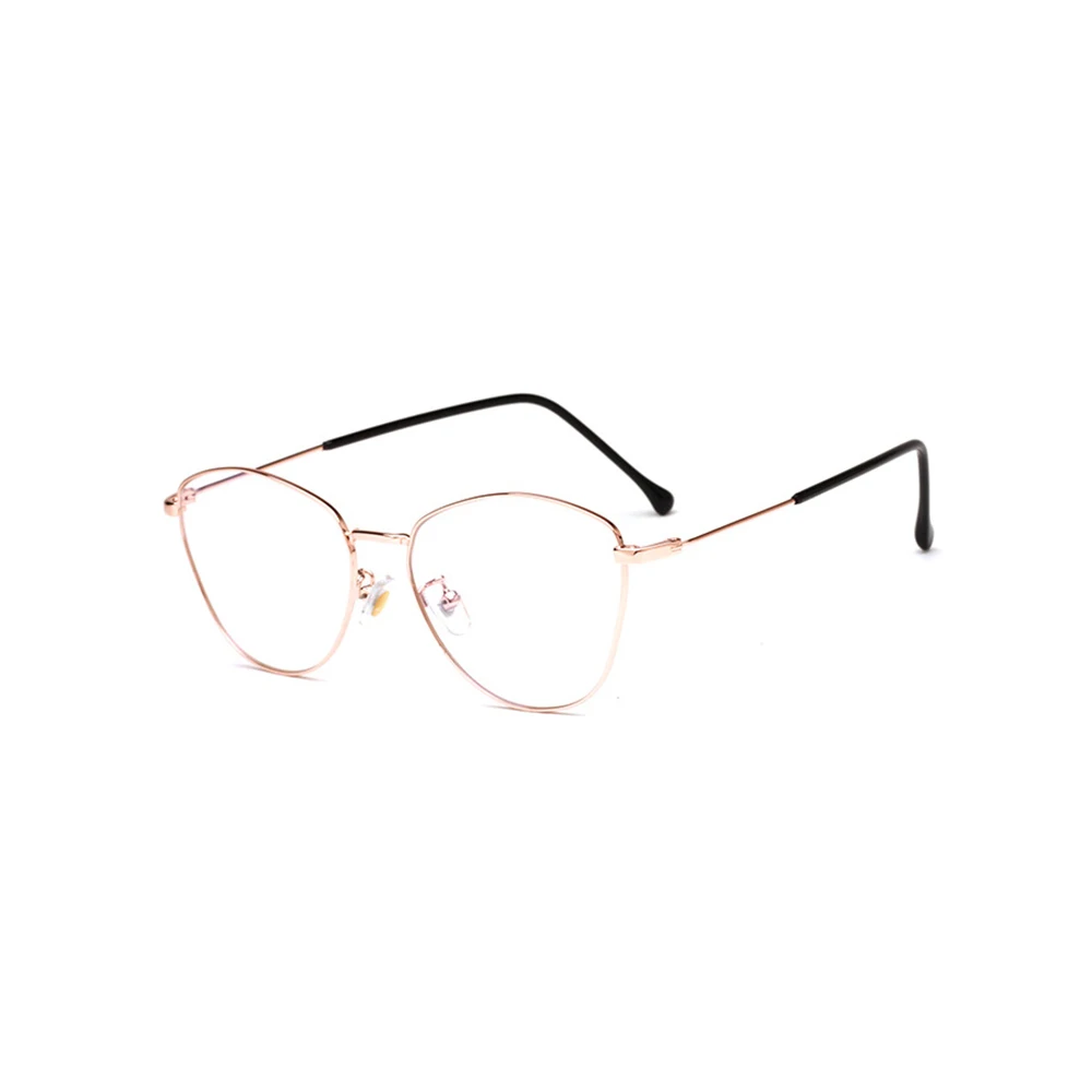 Clear Glasses Frame Retro Metal Polygon Men And Women Tee Eye Specatcles Transparent Classic Eyewear 9057OLO | Аксессуары для
