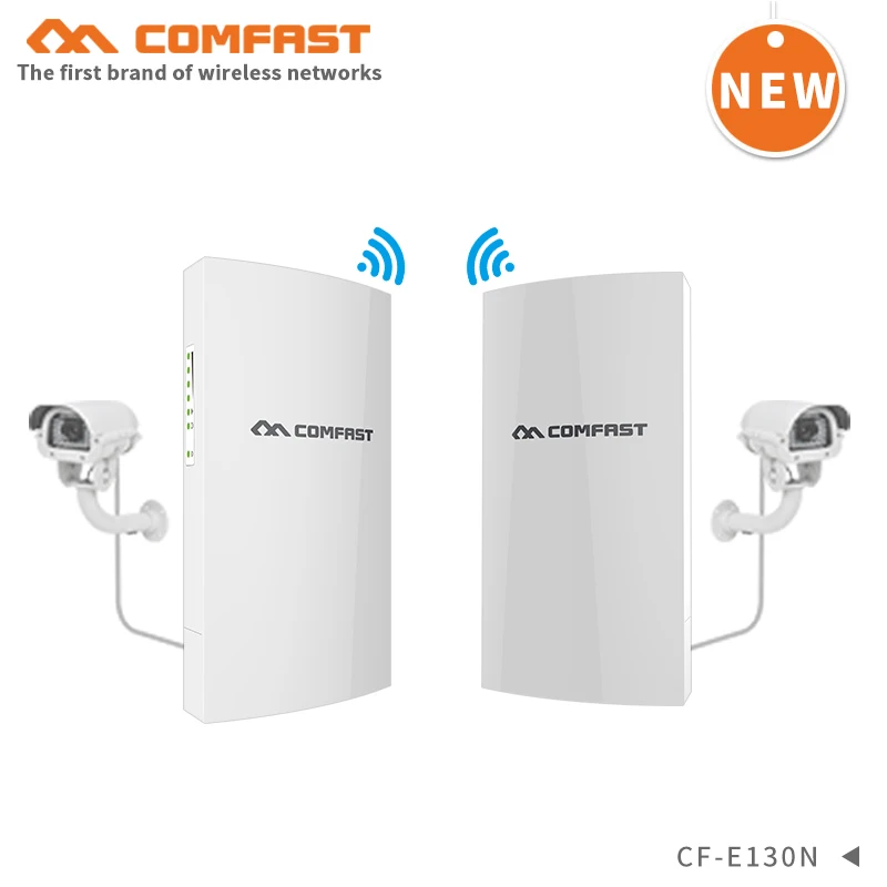 2pcs Point to point 1KM long range stable transmission outdoor CPE 300Mbps wireless bridge AP wifi repeater antenna Nanostation