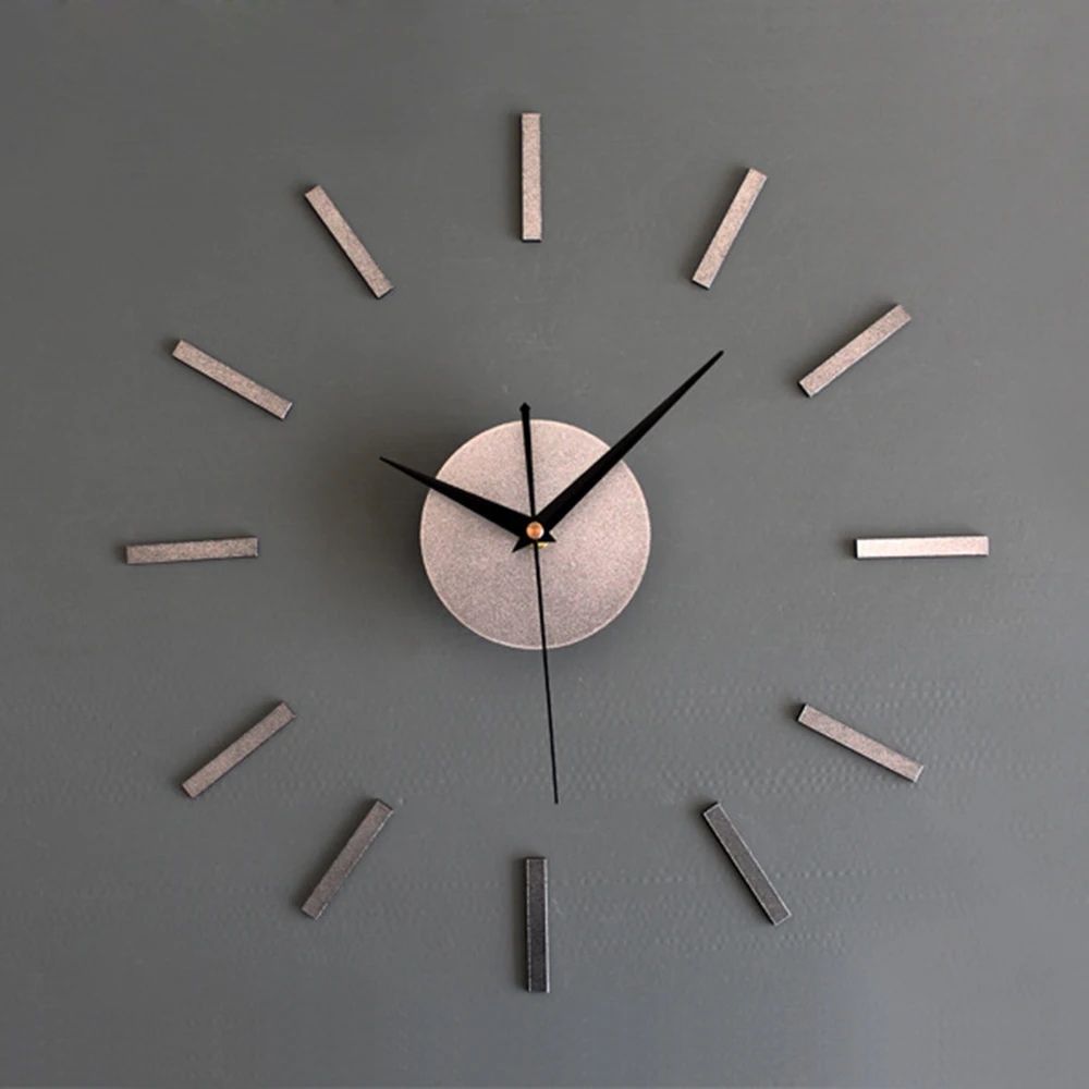 3D DIY домашний декор кварцевые Diy настенные часы Horloge для гостиной металлические