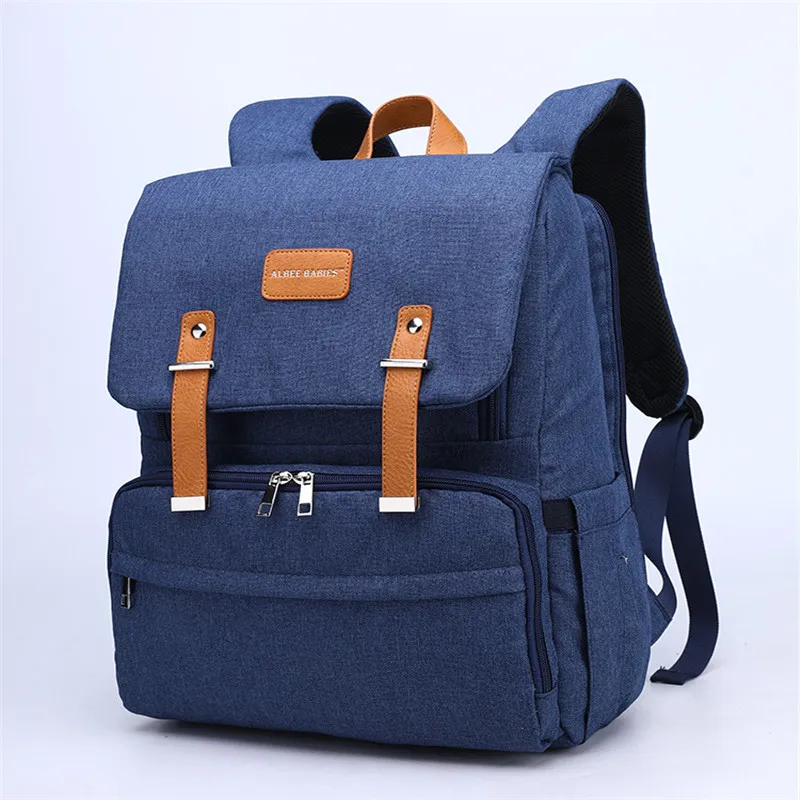 

Emon Fashion Mummy Maternity Bag Multi-function Waterproof Diaper Bag Backpack Nappy Baby Bag with Stroller Straps for Baby Care