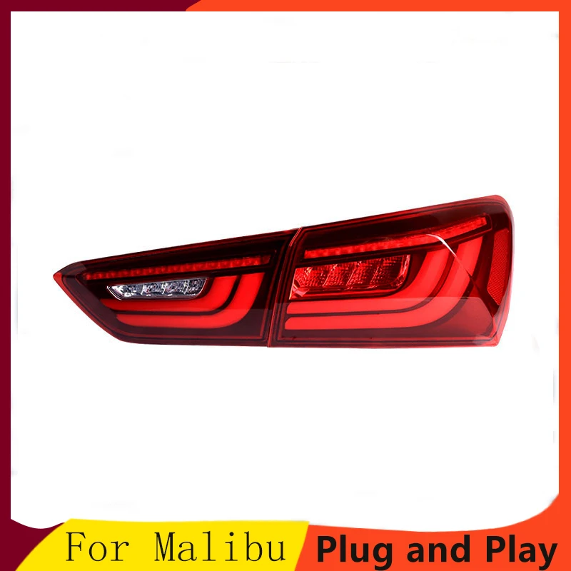 

Car Styling LED Tail Lamp for Chevrolet Malibu Tail Lights 14-18 for Malibu Rear Light DRL+Turn Signal+Brake+Reverse LED light