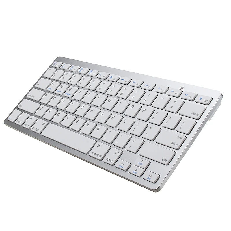Ultra-Slim Bluetooth wireless keyboard for iPhone 11 Pro for iPad Android Tablet PC Phone and other Bluetooth enabled devices