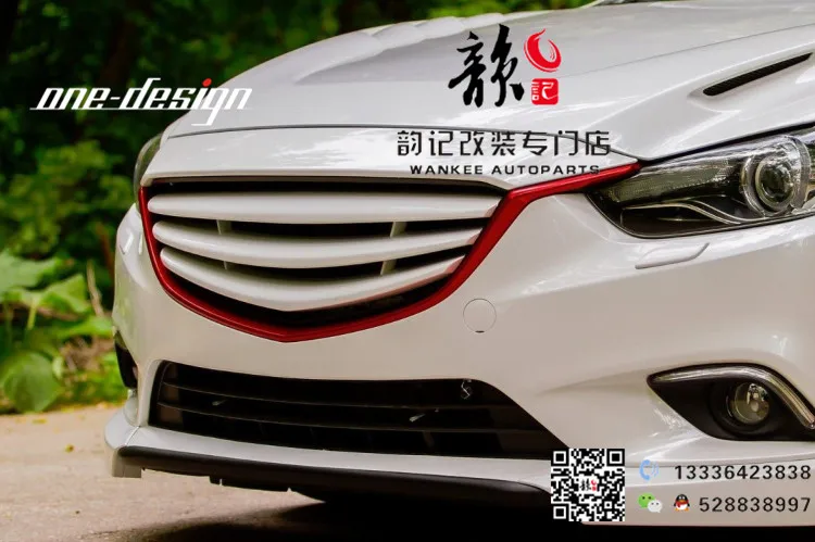 Подходит для mazda ATENZA MV тюнинг ABS автомобильный гриль решетка Гонки Грили высокое
