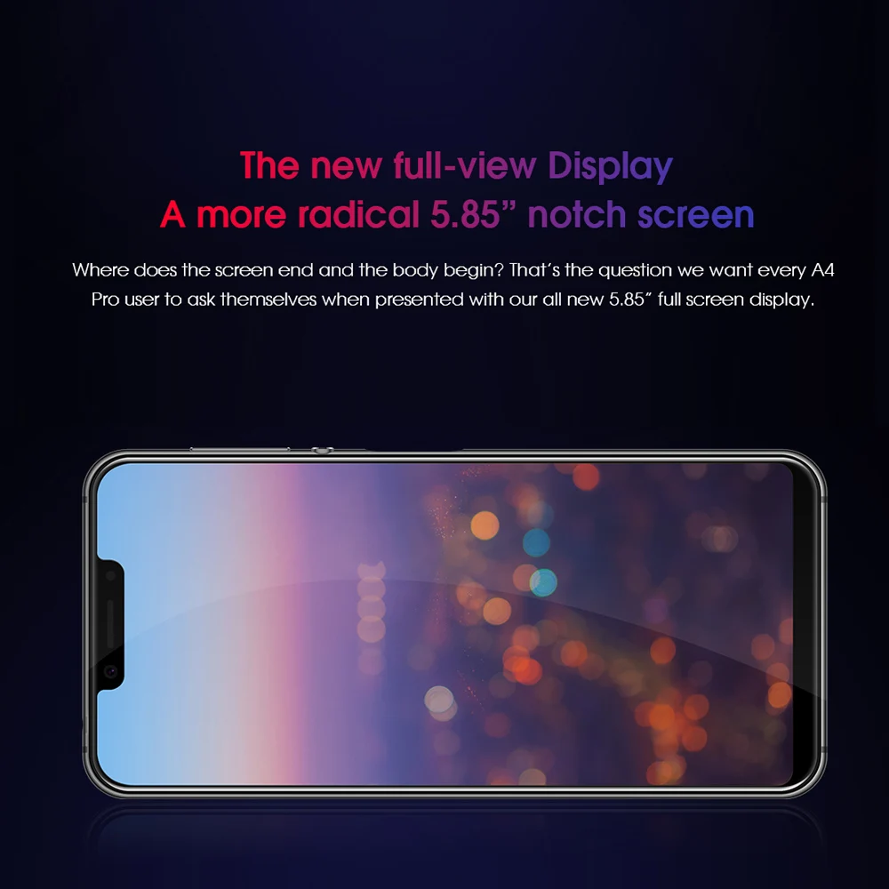 Мобильный телефон Elephone A4 Pro 4G, 5,85 дюймов, MT6763, четыре ядра, Android 8,1, 4+ 64 ГБ, 6мп+ 8МП камеры, 3000 мА/ч, боковой отпечаток пальца, сотовый телефон
