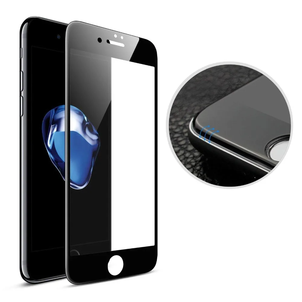 10 шт. 3D углеродного волокна Мягкий край оправа закаленное стекло для iPhone 6 6 S 7 8 Plus X XR Xs Max полное покрытие протектор экрана