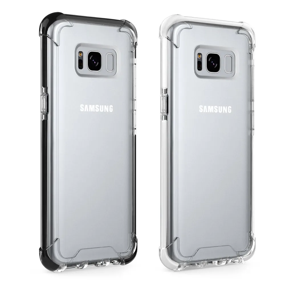 Чехол для Samsung Galaxy S8 / Plus тонкий ударопрочный устойчивый к царапинам Прозрачный