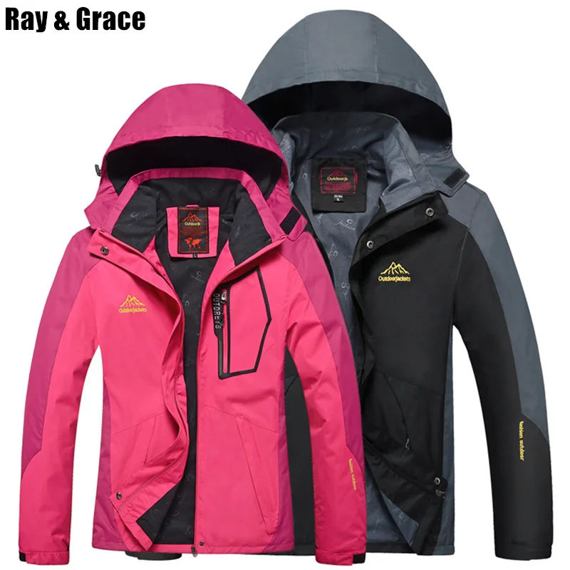 RAY GRACE для мужчин и женщин походная куртка весна осень водонепроницаемый