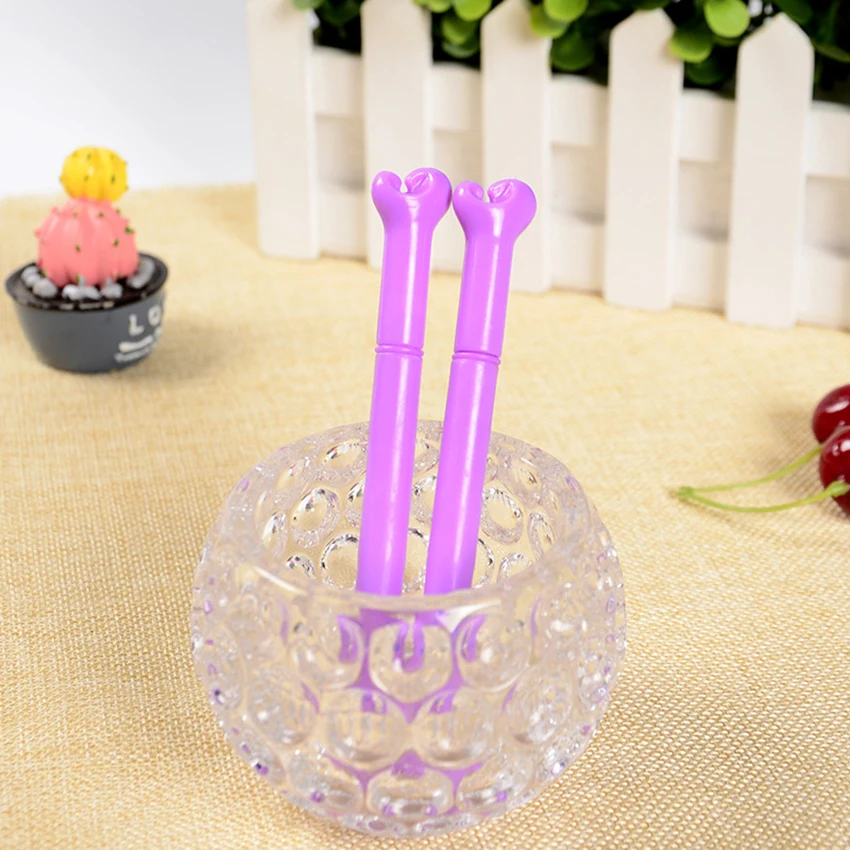 1 шт. костной гелевая ручка Симпатичные стационарные каваи школьные