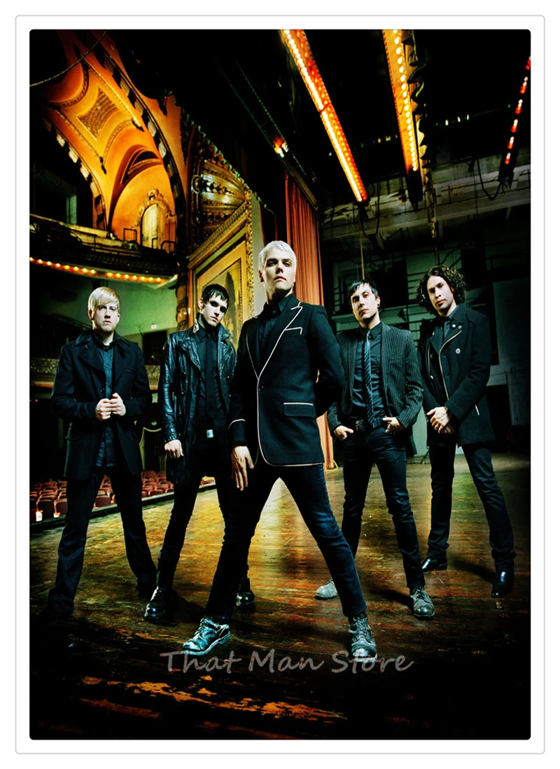 My Chemical Romance Американский панк-рок-группа ВИНТАЖНЫЙ ПЛАКАТ белая крафт-бумага ретро кафе домашний декоративный настенный плакат 42*30 см
