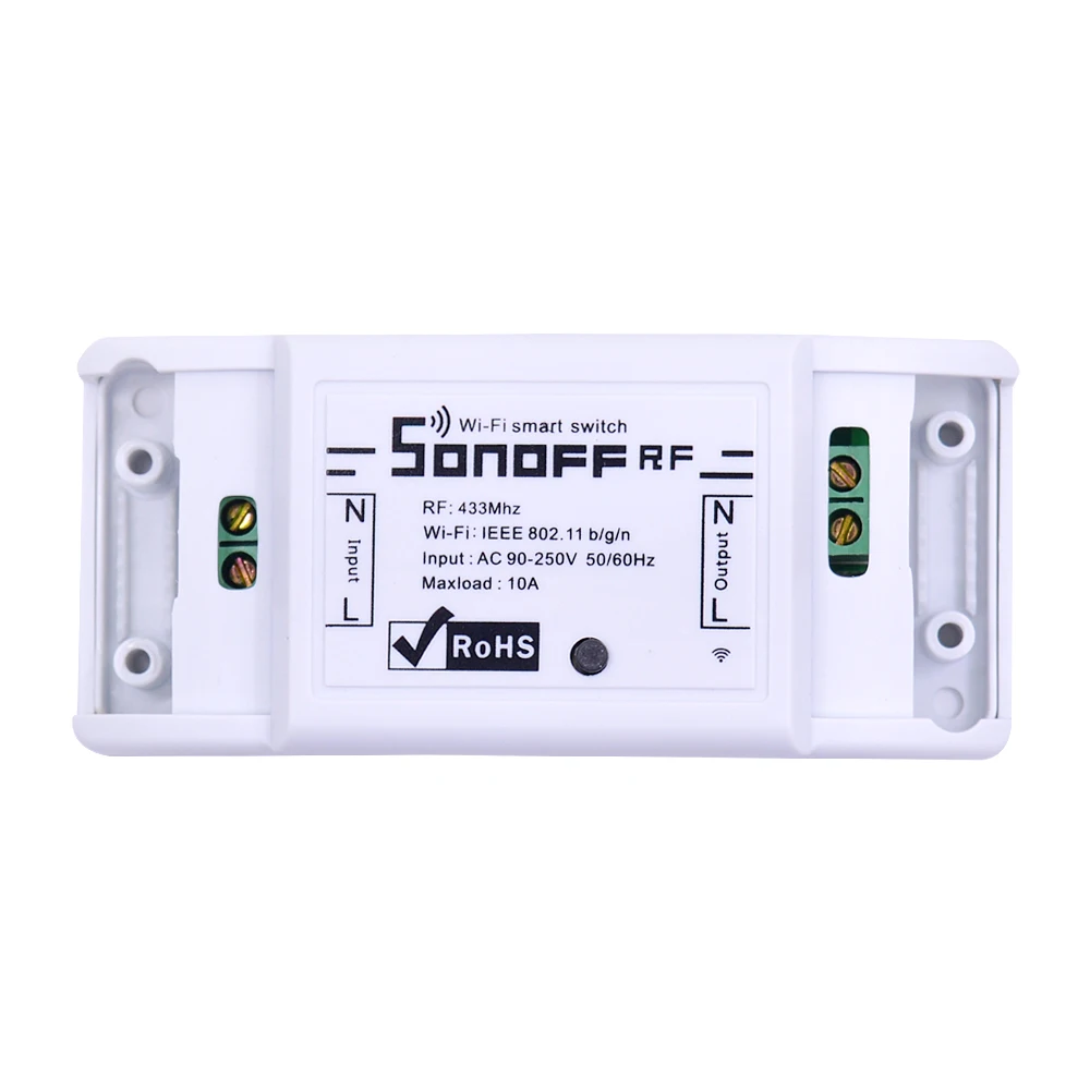 Интеллектуальный выключатель света Sonoff Itead 10A Wifi умный переключатель