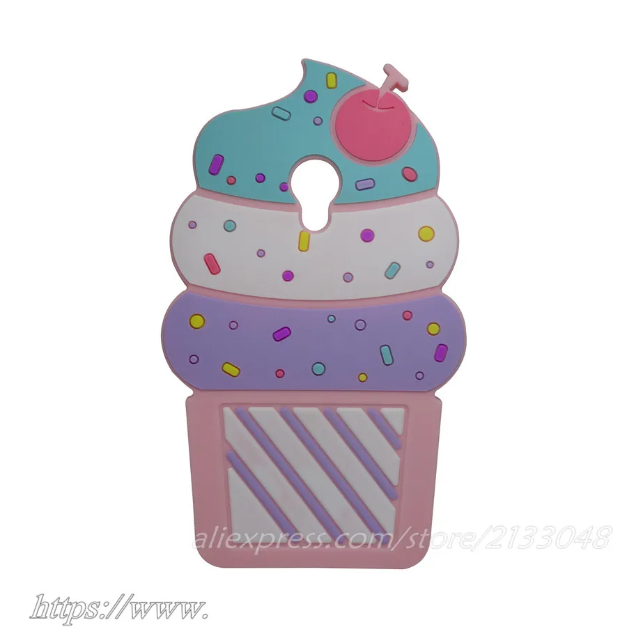 Fashion 3D Cartoon Ice Cream soft Silicone Phone Case For Meizu M5C Meilan A5 Back Cover M5 C M 5C 5.0&quot |