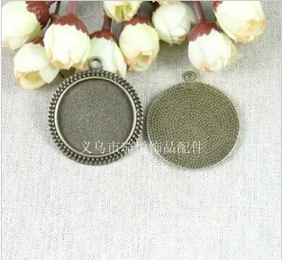 

Бесплатная доставка (A1740) 30 мм x 30 мм DIY бронзовая Камея Настройки сплав пробковая основа делая Шарм кулон ювелирные изделия аксессуары фурни...