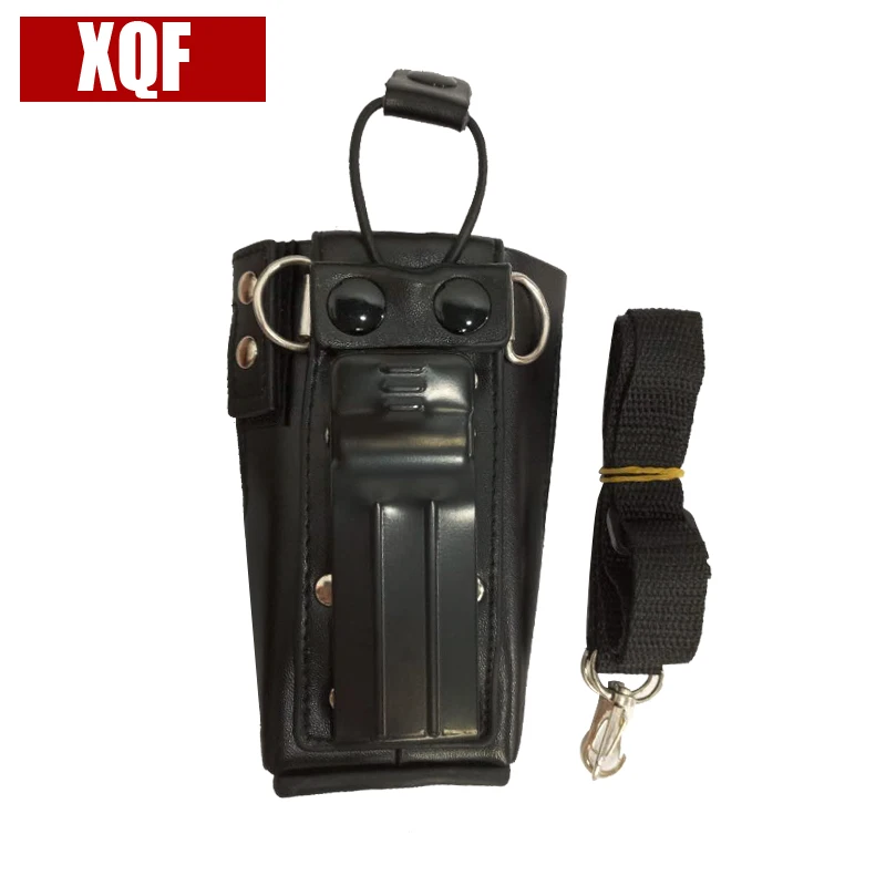 

XQF Hard Leather Case For Motorola 2-Way Radio GP328 GP340 GP380 Walkie Talkie