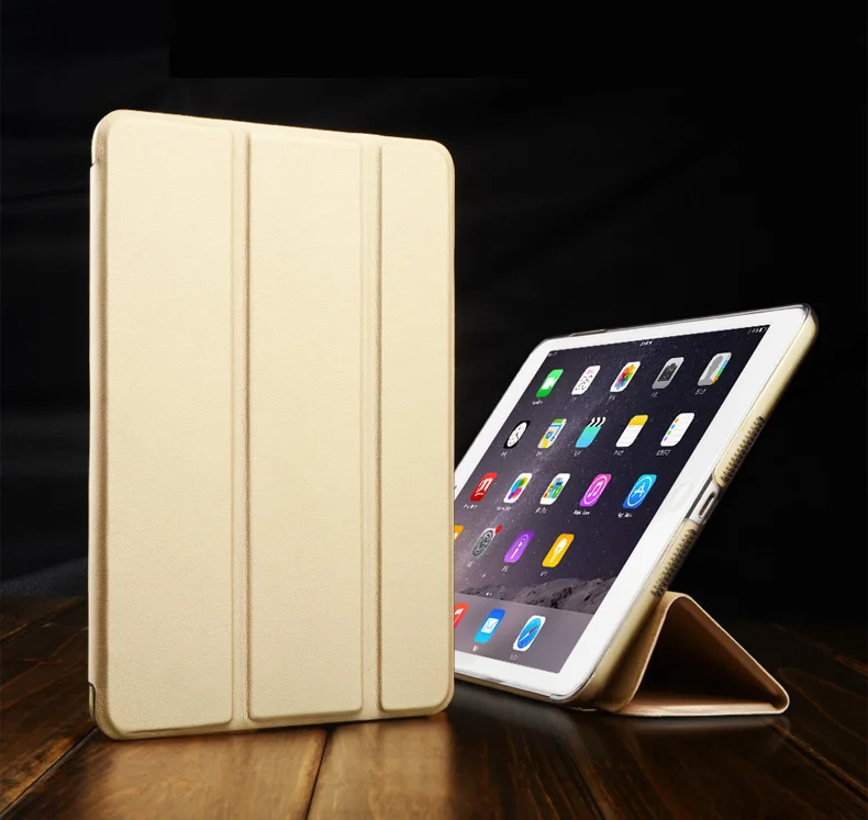 Чехол для ipad Mini 5 4 3 2 1 тонкий трехслойный чехол из искусственной кожи с подставкой