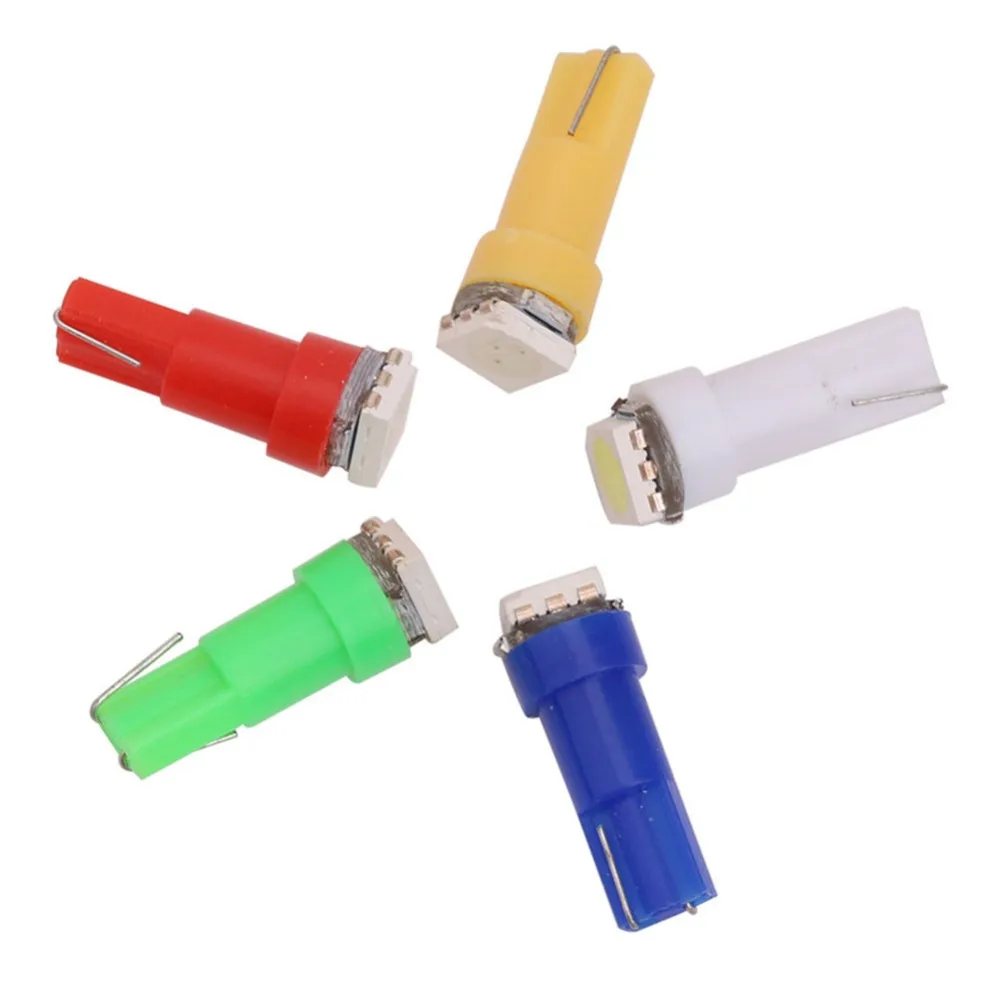 20 шт T5 5050 1SMD высокое качество супер светильник дополнительный Цвет прочные туфли на танкетке приборной панели светодиодный светильник лампы 2721 74 73 70 17 18 37#268467