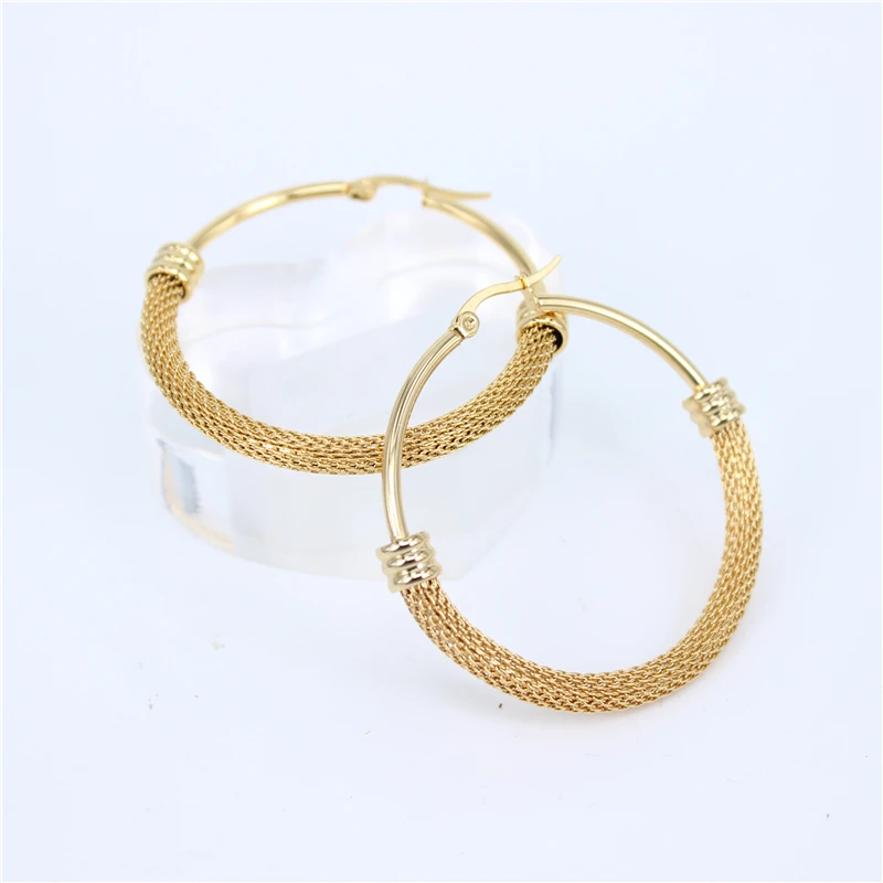 Женские серьги из нержавеющей стали золотого цвета 316|gold stainless steel earrings|stainless earrings