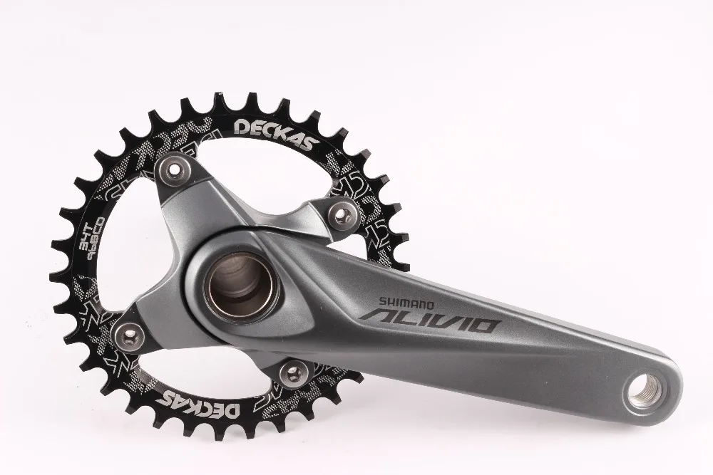 Shimano Alivio M4050 велосипед mtb шатун с Deckas 96BCD узкая широкая Цепь 32T 34T 36T 38T с BB52