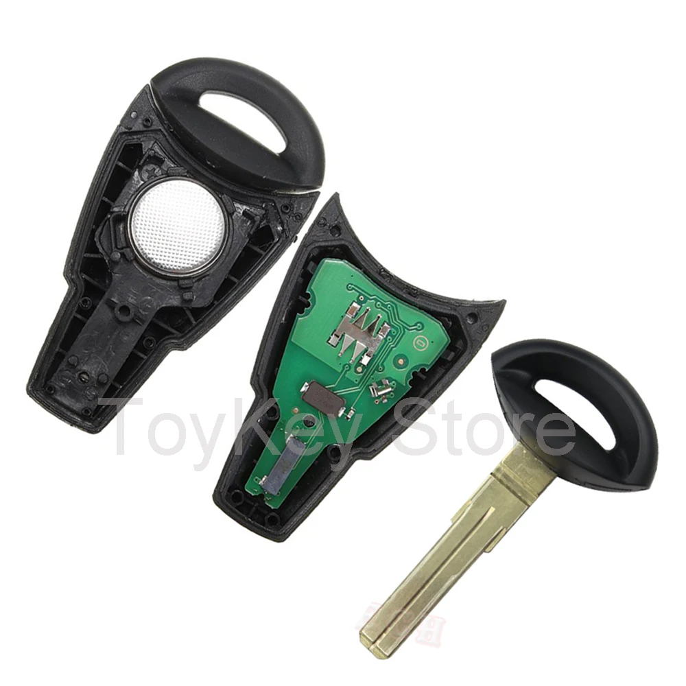 OkeyTech высокое качество 4 кнопки со вставкой маленький ключ лезвие умный для SAAB 93 95 9