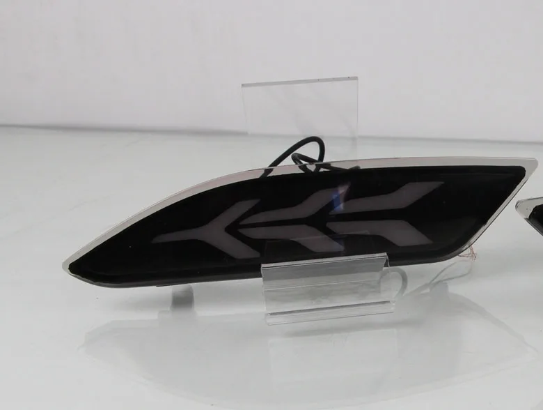 Type B smork Для Honda HR-V HRV Vezel- светодиодный задний бампер тормозной светильник Поворотная сигнальная лампа привод потепление фары, аксессуары для автомобиля - Цвет: Type B smork