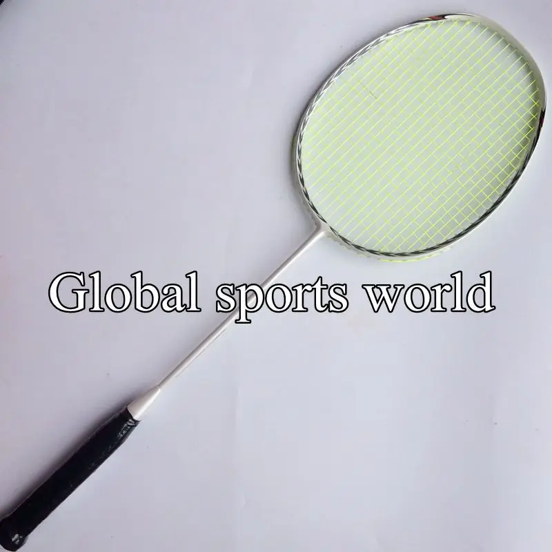 Сверхлегкая ракетка для бадминтона из углеродного волокна 4U 82g 100% с 3D лезвием N80 2