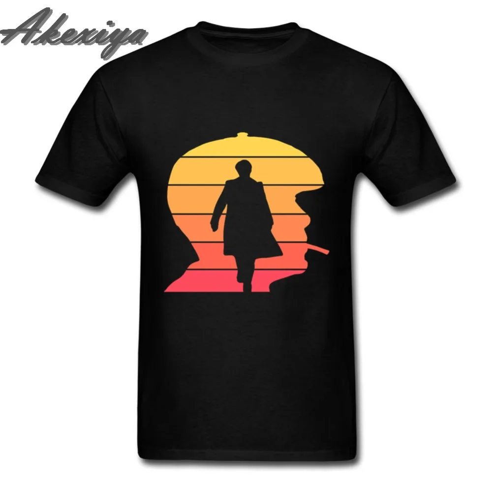 Peaky Blinders Shelby Sunset T Shirt Short Sleeved Cotton Tops Guys Heavy Metal TV Show T-Shirts Printed Men camisetas | Мужская одежда