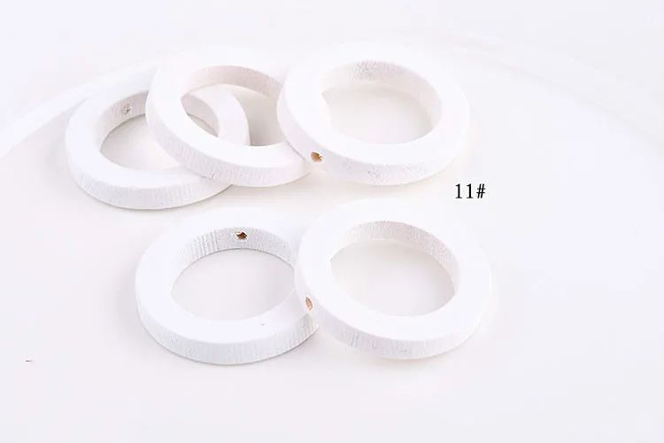 Южнокорейская Мода ретро деревянные круглые кольца DIY серьги ювелирные изделия
