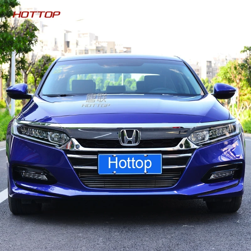 ABS Car Front Fog Light Eyelid Decoration Cover Trim Strips Stickers For Ford Honda Accord 10th 2018 Up Styling Accessories | Автомобили и