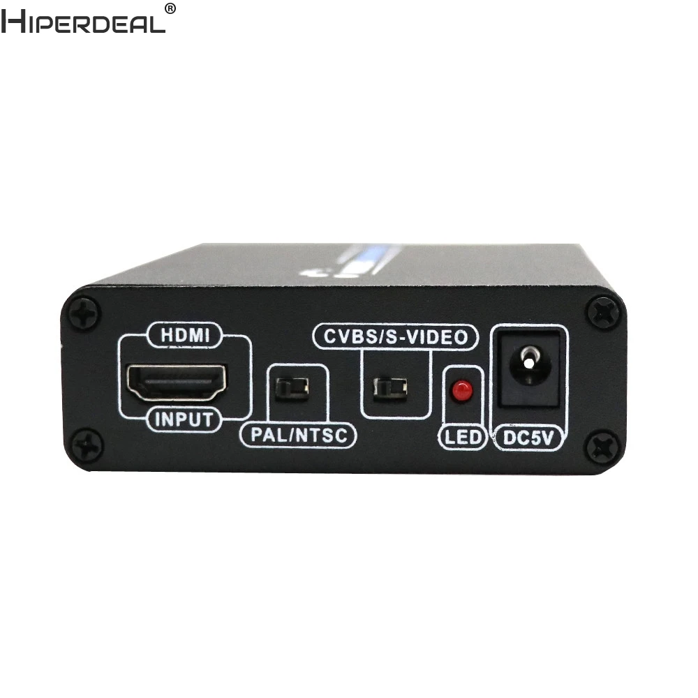 HIPERDEAL HDMI к 3RCA AV CVBS композитный и S-Video R/L аудио конвертер адаптер Upscaler Oct27