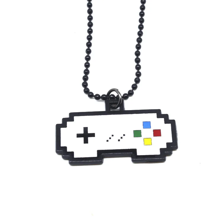 1 Игровая консоль Nintendo ручкой цепочка для ключей кулон ожерелье персонализированный Забавный, мужские, женские, металлические кольца для ключей ювелирные изделия аксессуары Llaveros - Цвет: 1