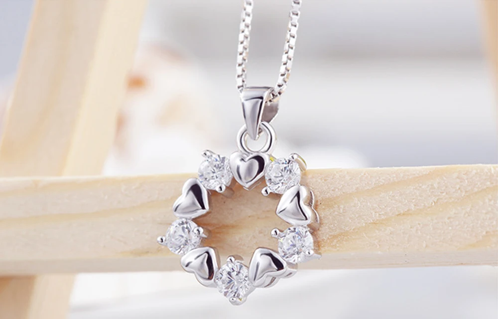 Мода Простой Элегантный Полые Серебряные Кубического Циркония Цветок В Форме