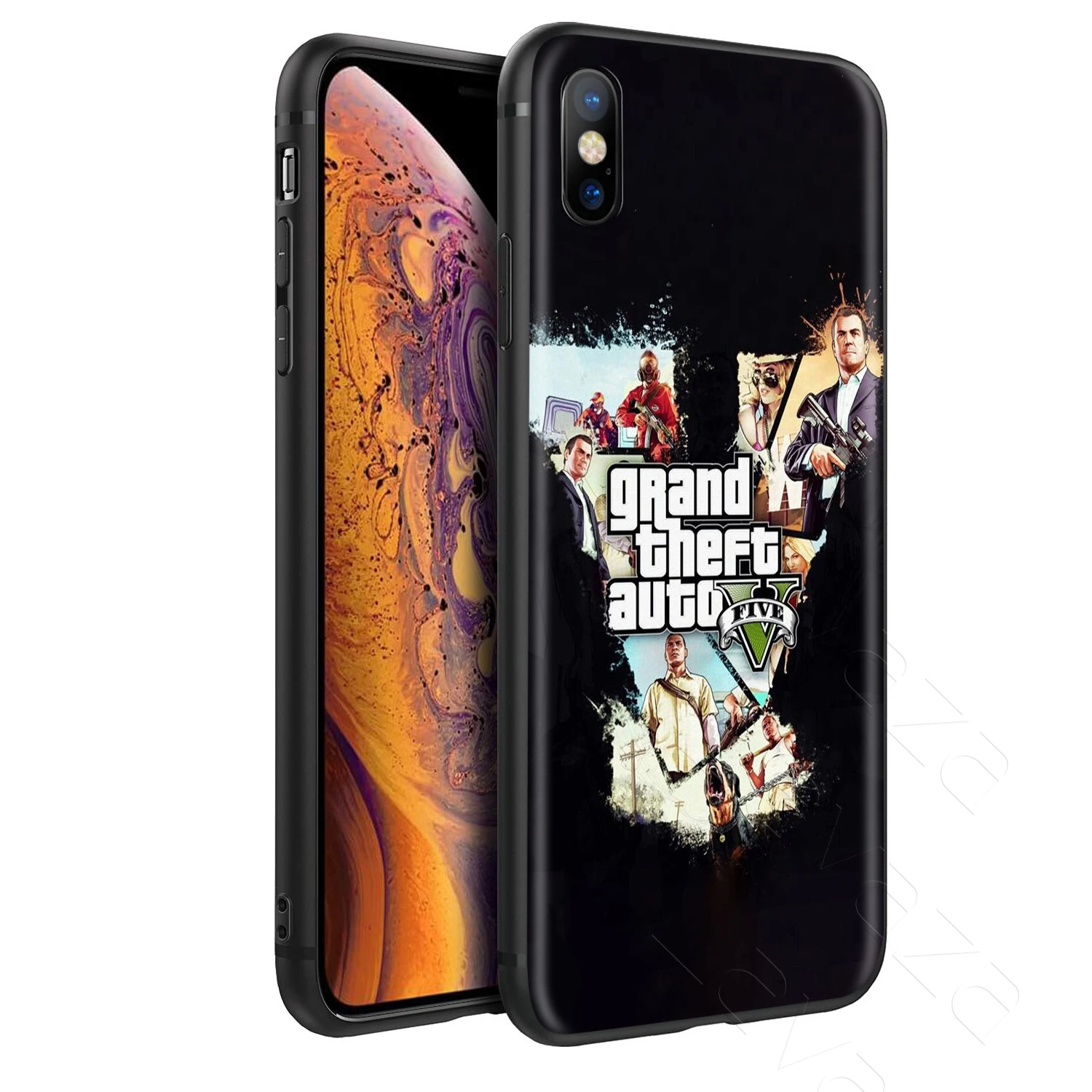 Lavaza Gta 5 Grand Theft чехол для iPhone 11 Pro XS Max XR X 8 7 6 6S Plus 5s se |