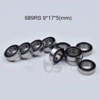 bearing 10pcs 689rs 9175mm free shipping chrome steel rubber sealed high speed mechanical equipment parts