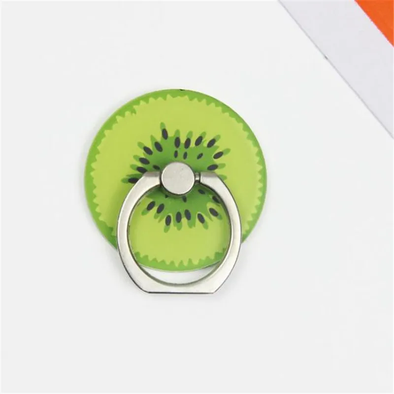 100 шт./лот Мультяшные фрукты киви цветок цветовая гамма кольцо на палец подставка