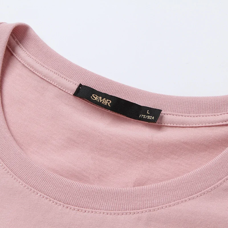 SEMIR тонкая Стильная мужская футболка нового дизайна с принтом повседневная