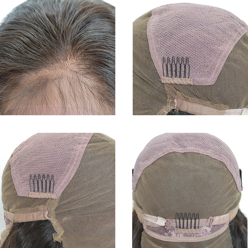 Парик из человеческих волос Bequeen бразильские прямые волнистые волосы парик для