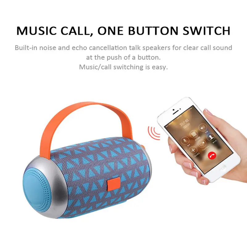 Беспроводной Портативный Bluetooth Динамик открытый Бас Аккумуляторная