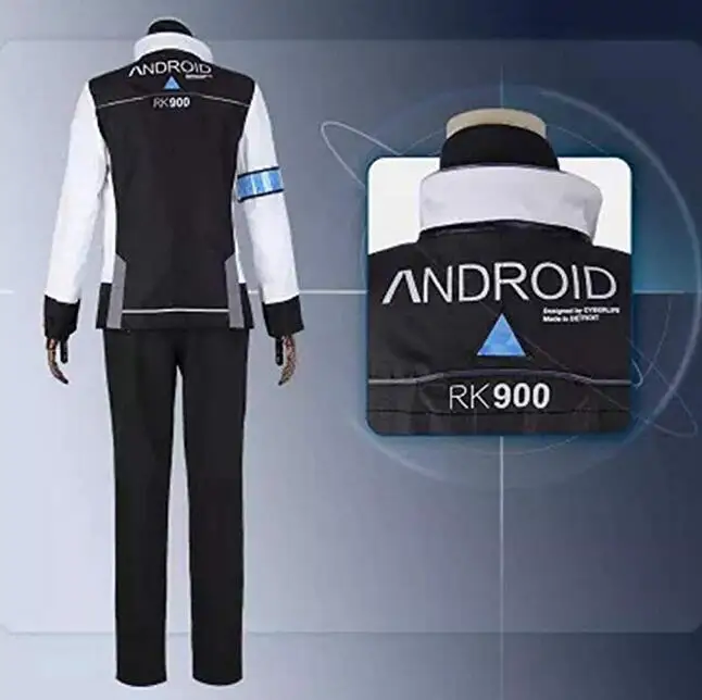 Костюм из Детройта: стать человеком Коннор 900 Cos RK900 Униформа костюм для косплея на