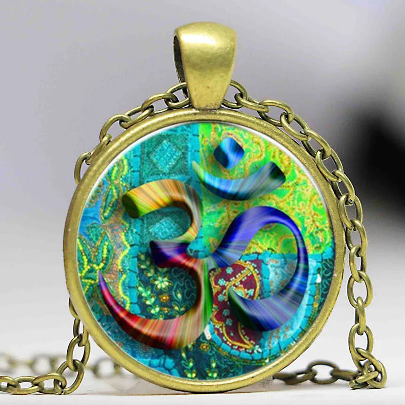 Новое 3D изображение Йога фигура Корица серебряный цвет круглый кулон любовь