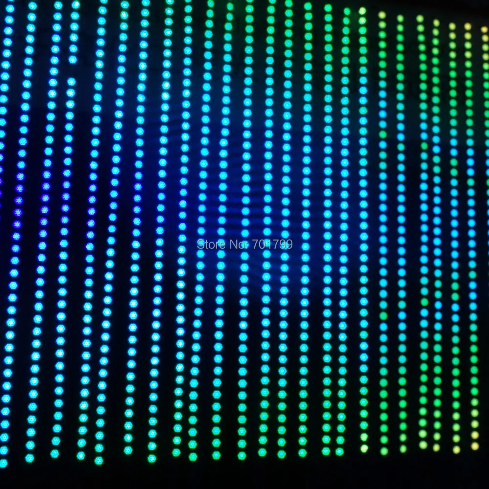 Полноцветный пиксельный модуль WS2811 RGB диаметром 42 мм вход постоянного тока 12 В 6