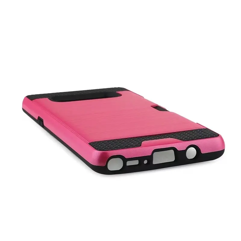 Модная матовая Тонкая Броня слот для карт гибридный 2 в 1 шт. ТПУ ударопрочный