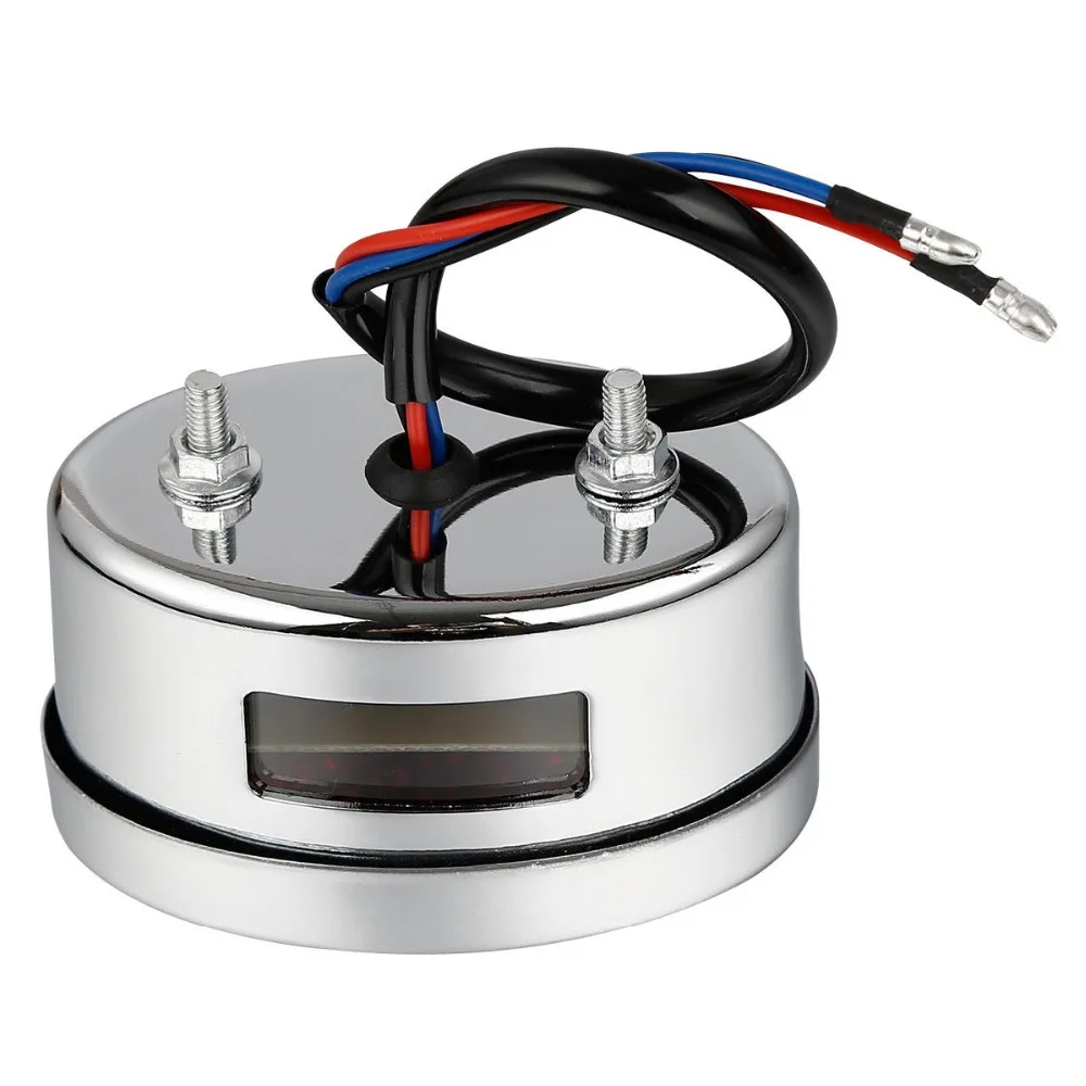 Овальные черные/хромированные СВЕТОДИОДНЫЕ задние ходовые огни тормозные лампы